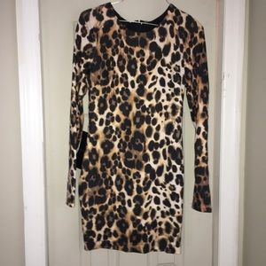 Cheetah Print BodyCon Dress